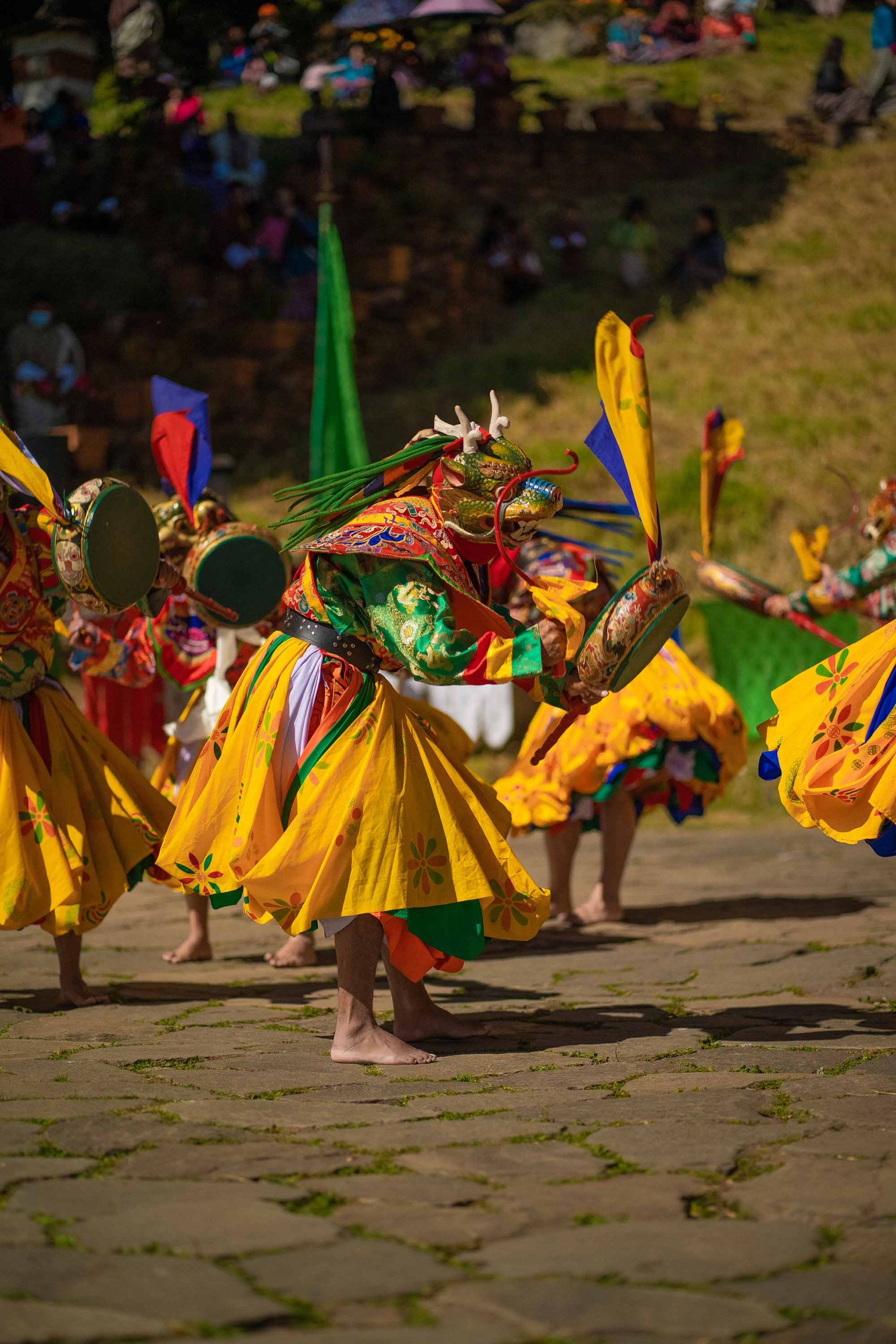 Immerse in sacred traditions through visits to ancient monasteries and temples