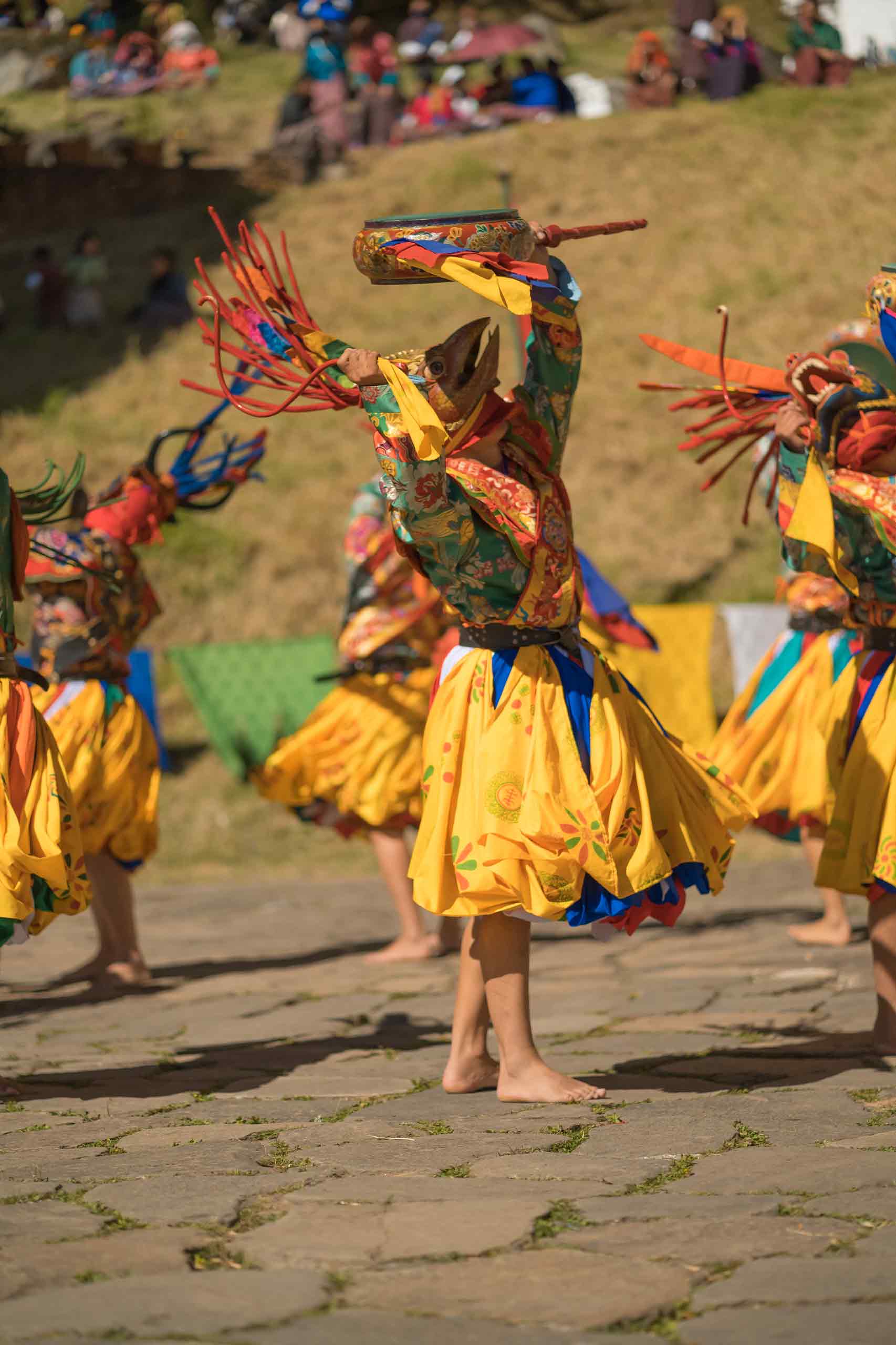 Mingle with cheerful locals and learn the meaning behind sacred performances passed down through generations.
