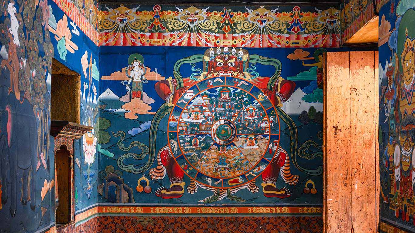 Spread merit by hoisting prayer flags